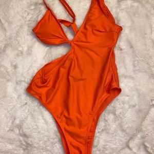 Orange one piece